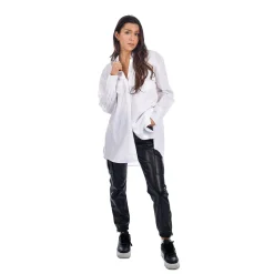 Outlet RD Style Addison Poplin Oversize Shirt-Dune|