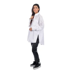 Outlet RD Style Addison Poplin Oversize Shirt-Dune|