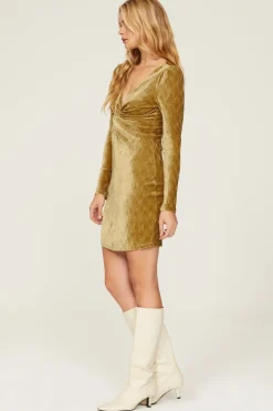 Online Minkpink Ariana Mini Dress-Gold|Minkink