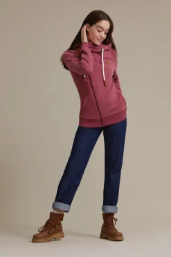 Outlet Wanakome Athena Hoodie-Rhubarb|