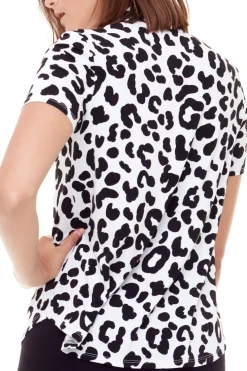 Clearance Up! Bamboo Short Sleeve Top-Lynx|