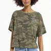 Clearance Z Supply Be The Peace Skimmer Tee-Camo Dusty Sage| New