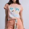 Outlet Lez a Lez Bermuda Twill Boyfriend Short-Salmon|