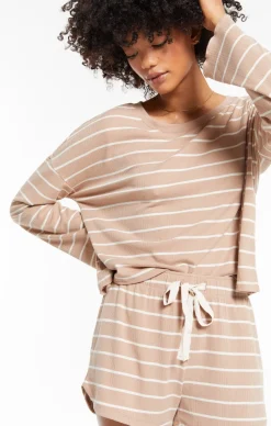 Best Z Supply Betty Stripe Long Sleeve Top|