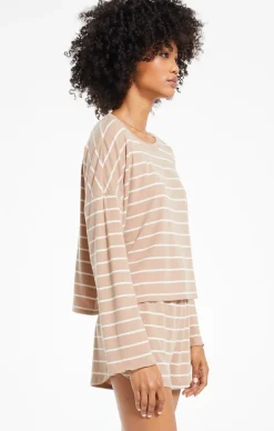 Best Z Supply Betty Stripe Long Sleeve Top|