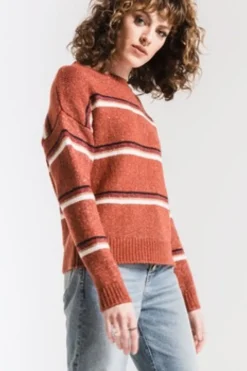 Hot Others Follow Blondie Sweater-Auburn|
