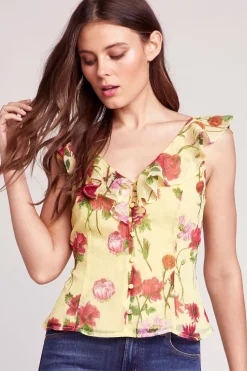 Outlet BB Dakota Botany Of Desire Printed Top|