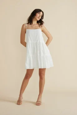 Outlet Minkpink Bowes Mini Dress-White|