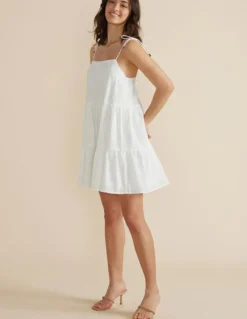 Outlet Minkpink Bowes Mini Dress-White|