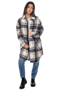 Online RD Style Britney Shacket-Sand|