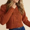 Clearance Minkpink Cara Crochet Jumper-Ginger|