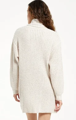 Hot Z Supply Cassie Sweater Dress-Sandstone|