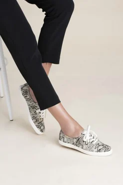 Sale Keds Champion Animal-Cream Snake|