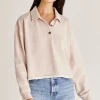 Sale Z Supply Charlie Polo Sweatshirt|