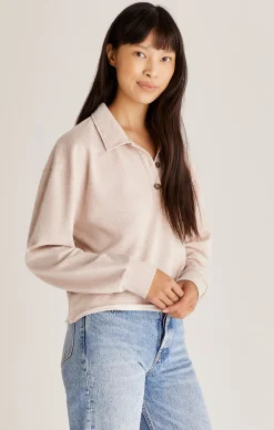 Sale Z Supply Charlie Polo Sweatshirt|