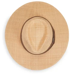 New Wallaroo Charlotte Wide Brim Hat-Natural|