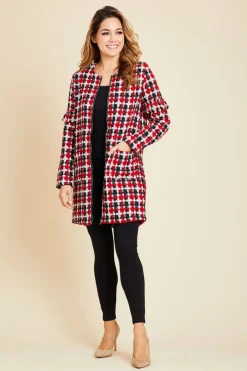 Hot Jack by BB Dakota Check Your Facts Apple Red|