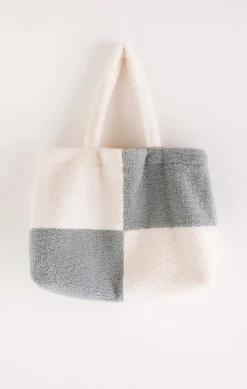 Z Supply Checker Sherpa Tote-Sage Ash|