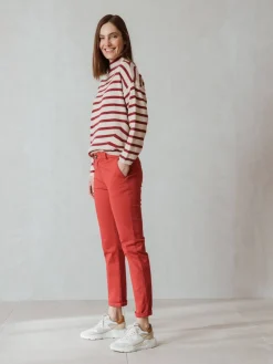 Clearance Indi & Cold Chino Luca Pants-Rojo|