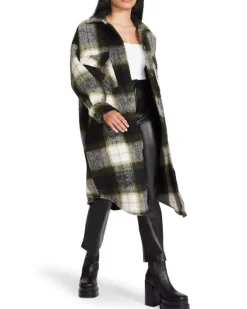 BB Dakota by Steve Madden Chloe Shacket-Green Multi|