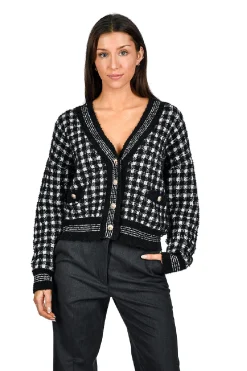 Discount RD Style Coco Crop Button Front Cardigan|