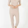 Online Smash + Tess Coffee Time Waffle Romper In Forever Fawn|