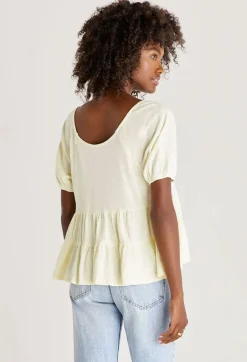 Best Z Supply Cove Slub Tiered Top-Sunrise|