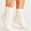 New Z Supply Cozy Plush Socks-Agave Green (2-Pack)|-New