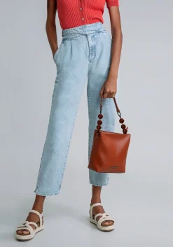 Best Lez a Lez Cropped High Wasted Jeans|