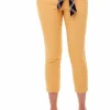 Outlet Up! Cropped Trouser Pant With Sash|