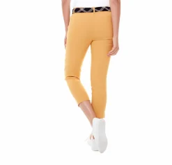 Outlet Up! Cropped Trouser Pant With Sash|