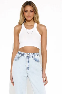 Discount Madison The Label Dantae Crop Tank-White|