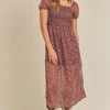 Best Sadie & Sage Dear Rosaline Midi Dress-Magenta|