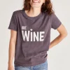 Best Z Supply Easy Be Wine Tee-Shadow|