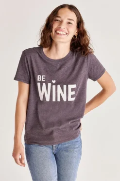 Best Z Supply Easy Be Wine Tee-Shadow|