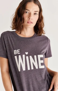 Best Z Supply Easy Be Wine Tee-Shadow|