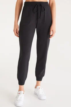 Best Z Supply Easy Fleece Sweatpants Jogger-Black|