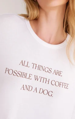 Online Z Supply Eden Coffee Long Sleeve Top-White|