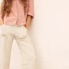 Sale Indi & Cold Elastic-Waist Trousers-Stone Grey|
