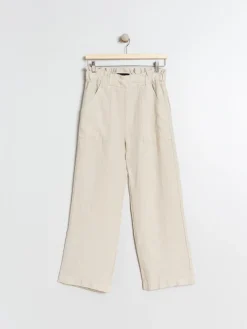 Sale Indi & Cold Elastic-Waist Trousers-Stone Grey|