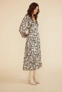 Minkpink Eliza Midi Dress-Blk/Pink|Minkink