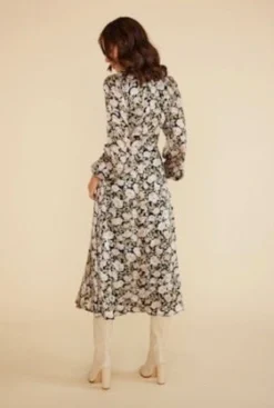 Minkpink Eliza Midi Dress-Blk/Pink|Minkink