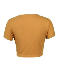 New Minkpink Emery Tee-Mustard|