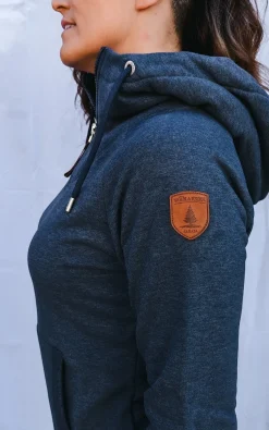 Best Wanakome Faith Half Zip Pullover-Navy|