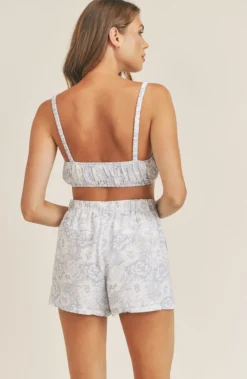 Hot Sage The Label Feelin Fine Pleated Front Shorts|