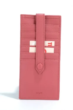 Hot Colab Flex Bests Lizou Flat Wallet-Berry|