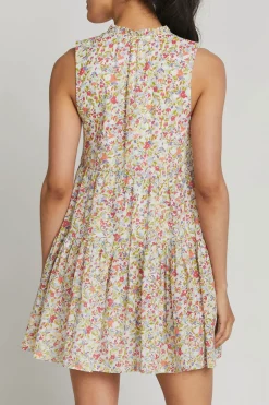 Discount BB Dakota by Steve Madden Frills And Florals Sleeveless Cotton Mini Dress|