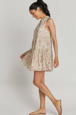 Discount BB Dakota by Steve Madden Frills And Florals Sleeveless Cotton Mini Dress|