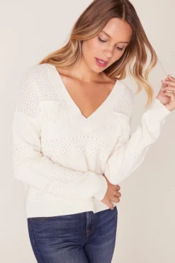 Sale Jack by BB Dakota Fringe Kisses Sweater|