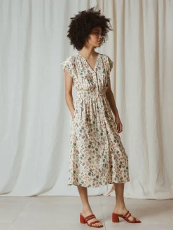 Indi & Cold Fungi Dress-Vanilla|